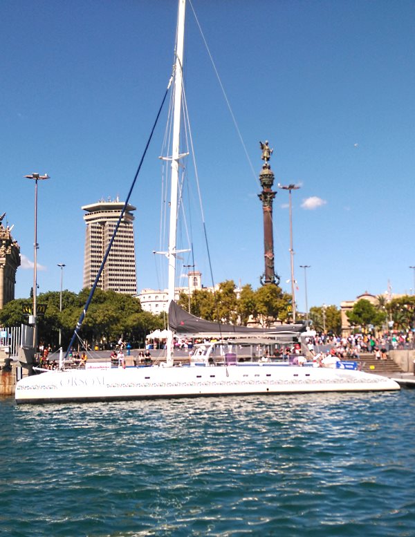 catamaran tour in Barcelona from Port Vell
